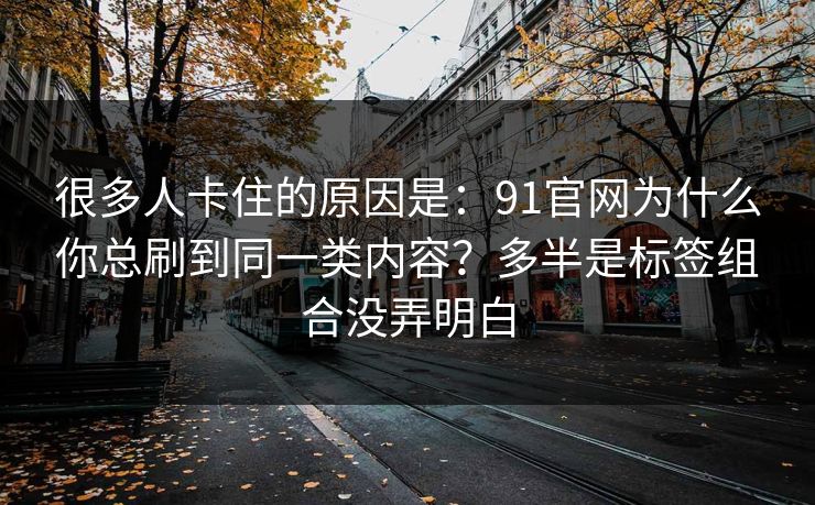 很多人卡住的原因是：91官网为什么你总刷到同一类内容？多半是标签组合没弄明白